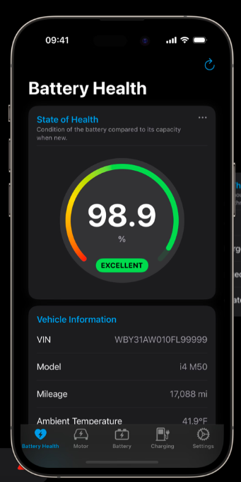 Bimmerflow BMW Electric vehicle app